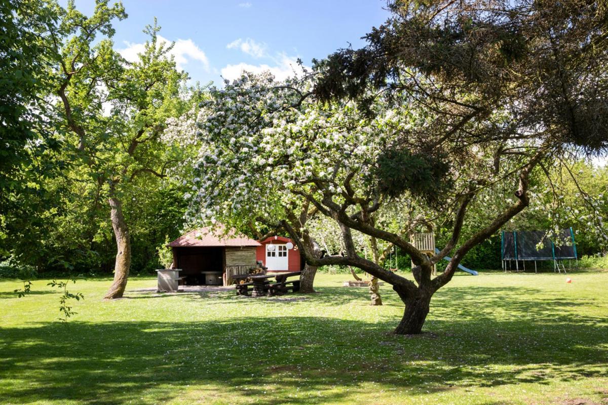 Reetdachhaus Mit Naehe Zur Ostsee, Aussensauna, Spielplatz & Grossem Garten Manhagen Eksteriør billede